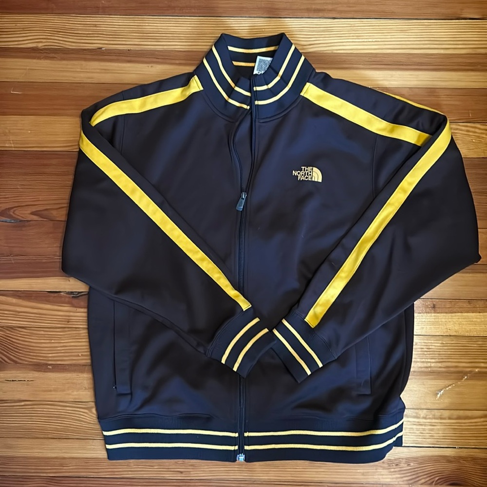 North Face track jacket size L